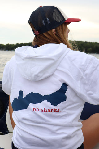 Lake Geneva Unsalted No Sharks® Hoodie