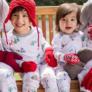 Ski Slopes Family Matching Organic Cotton Two-Piece Pajamas