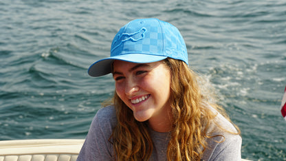 Lake Geneva Outline Checked Hat