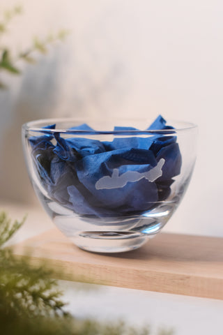 Lake Geneva Etched Glass Bowl