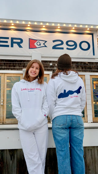 Lake Geneva Unsalted No Sharks® Hoodie