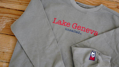 Lake Geneva Unsalted No Sharks® Crewneck