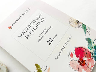 Blank Watercolor Sketch Pad