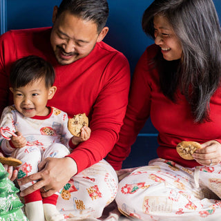 Cookies For Santa Family Matching Organic Cotton Two-Piece Pajamas