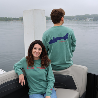 Lake Geneva Unsalted No Sharks® Long Sleeve T-Shirt