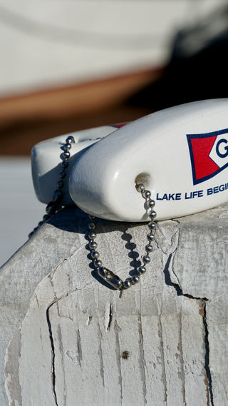 Lake Life Begins W/Gage Floating Key Chain