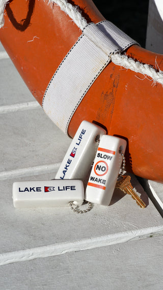 Slow No Wake Buoy Keychain