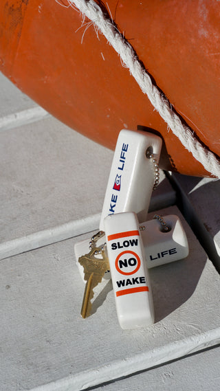 Slow No Wake Buoy Keychain