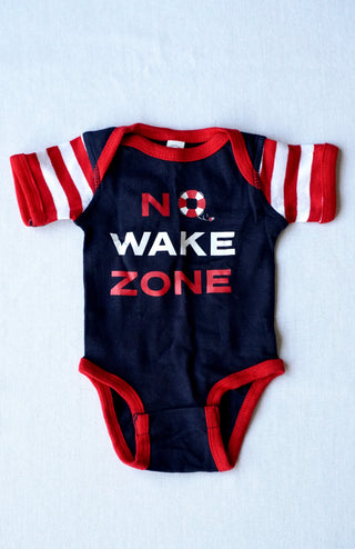 No Wake Zone Onesie