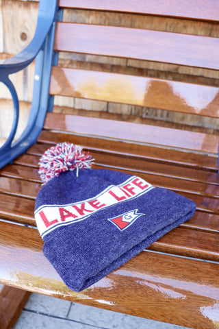 Lake Life Beanie W/Pom