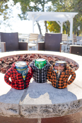 Puffin Koozie Lumberjack