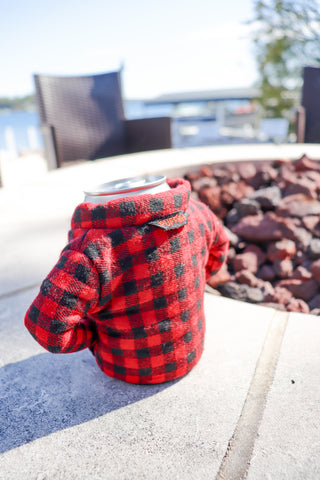 Puffin Koozie Lumberjack