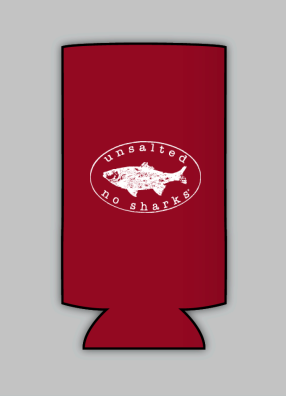 Unsalted No Shark Tall Slim Koozie