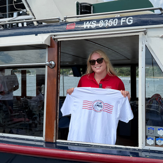 Mailboat Stamp T-Shirt