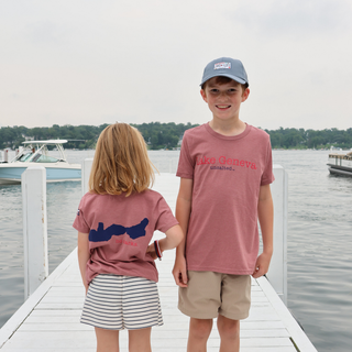 Lake Geneva Unsalted No Sharks Youth T-Shirt