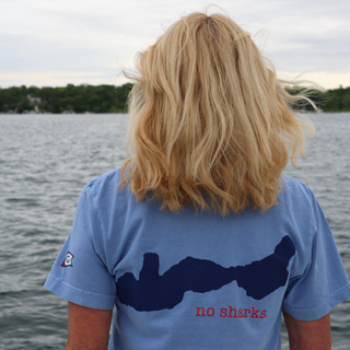 Lake Geneva Unsalted No Sharks® Short Sleeve T-Shirt
