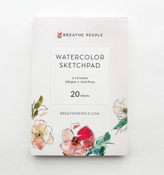 Blank Watercolor Sketch Pad