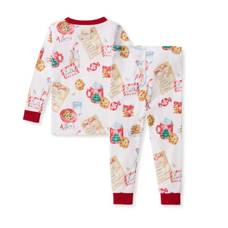 Cookies For Santa Family Matching Organic Cotton Two-Piece Pajamas
