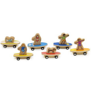 Pull Back Surfer Kids & Dogs